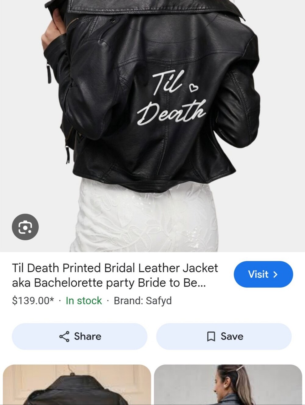 David's bridal jacket med - Picture 2 of 3